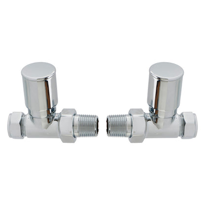 Fairford Round Valves, Straight, Pair