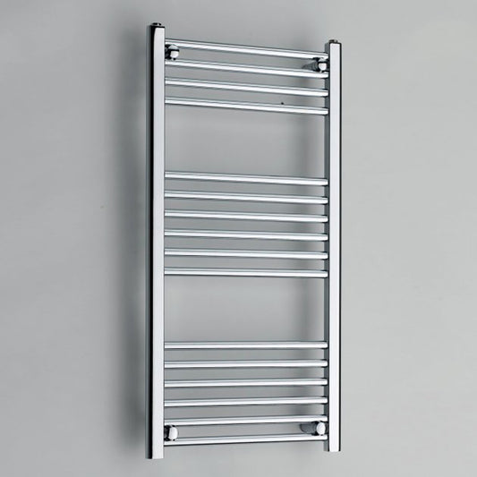 Fairford Straight 1000 x 500mm Chrome Electric Towel Rail - Thermostatic Control