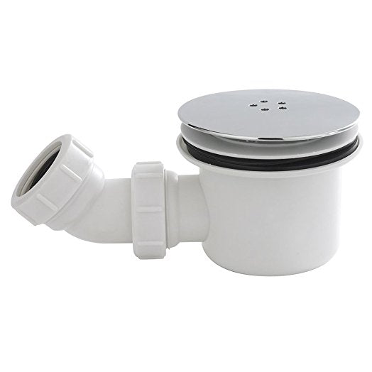 Fairford 90mm Fast Flow Shower Tray Waste, Chrome