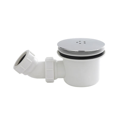 Fairford Pro 90mm Fast Flow Shower Waste, Chrome Plated Solid Brass Cap