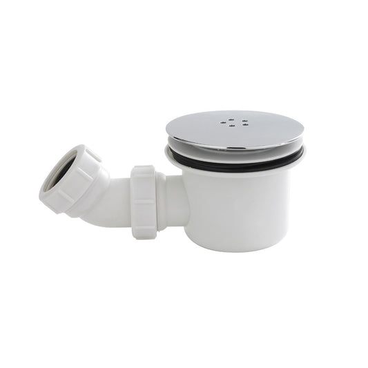 Fairford Pro 90mm Fast Flow Shower Waste, Chrome Plated Solid Brass Cap