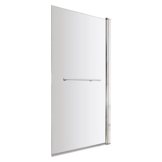 Fairford 6mm Straight Shower Bath Screen with Rail