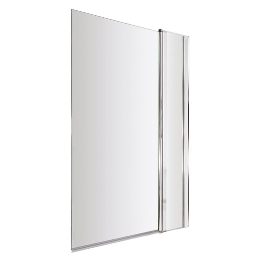 Fairford 6mm Straight Shower Bath Screen with Fixed Panel