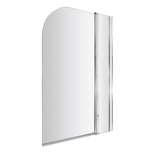 Fairford 6mm Radius Shower Bath Screen with Fixed Panel