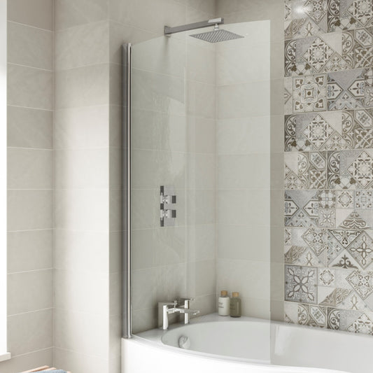 Fairford 6mm B Shaped Shower Bath Screen