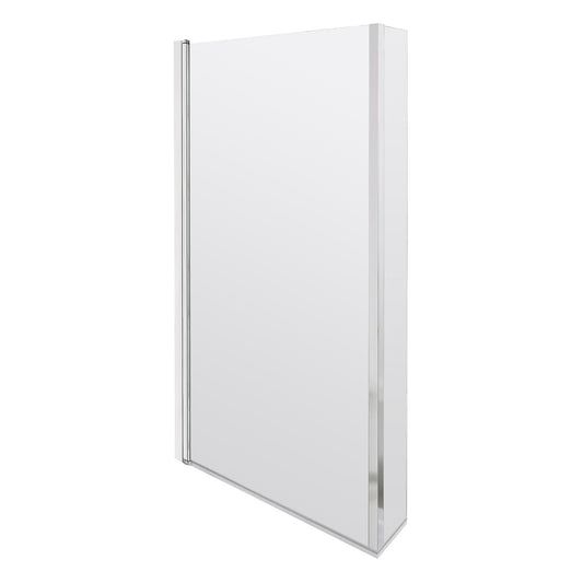 Fairford 6mm L Shaped Shower Bath Screen, Hinged