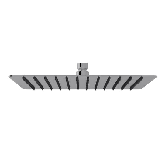 Fairford Una 400 x 400mm Square Overhead Shower Head, Chrome
