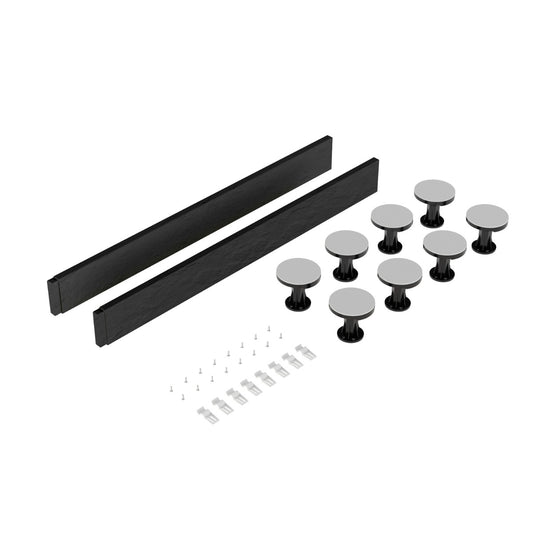 Rivato Slate Grey Shower Tray Leg Kits with Plinth.  Suitable for 1000mm Rivato Trays