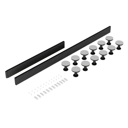 Rivato Slate Grey Shower Tray Leg Kits with Plinth.  Suitable for 1300-1800mm Rivato Trays