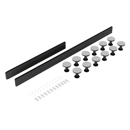 Rivato Slate Grey Shower Tray Leg Kits with Plinth.  Suitable for 1300-1800mm Rivato Trays