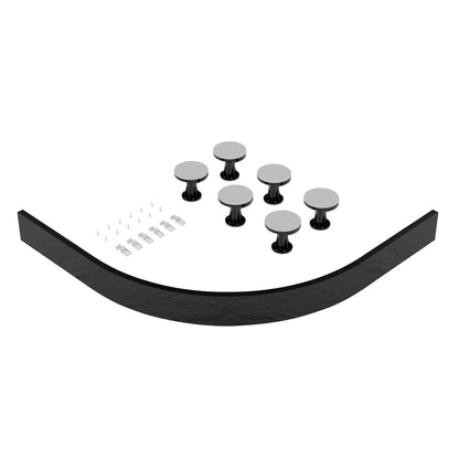 Rivato Slate Grey Shower Tray Leg Kits with Plinth.  Suitable for 700-900mm Quadrant Rivato Trays