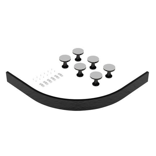 Rivato Slate Grey Shower Tray Leg Kits with Plinth.  Suitable for 700-900mm Quadrant Rivato Trays