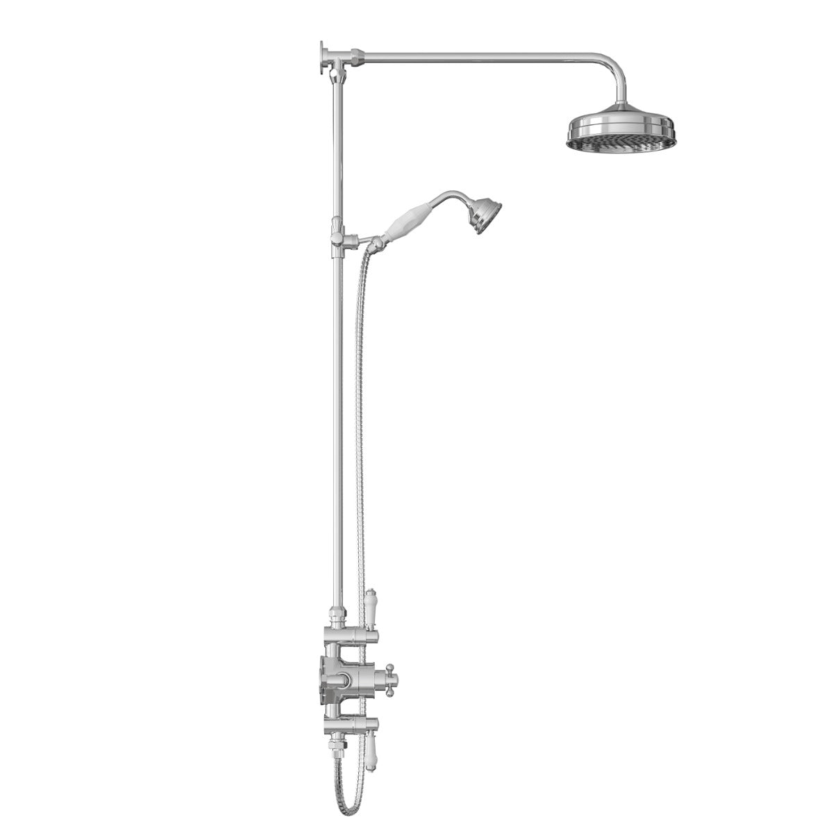 Fairford Winchester Exposed Traditional Dual Outlet Shower Kit