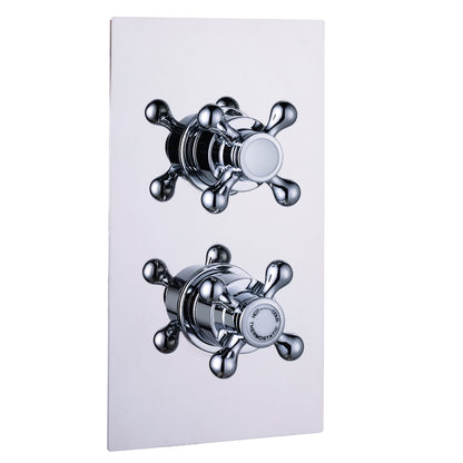 Fairford Winchester Pro Traditional Concealed Twin Shower Valve, 1 Outlet
