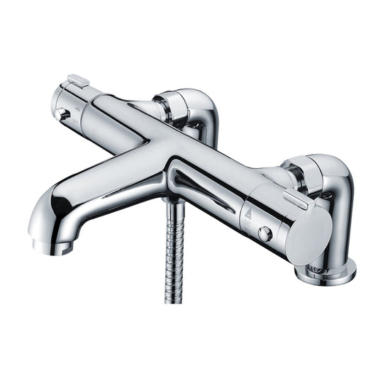 Fairford Carton Deck Mounted Thermostic Bath Shower Mixer