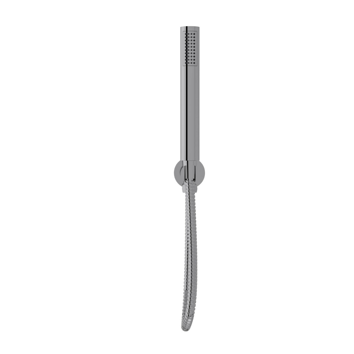 Fairford Element Round Handset with Outlet Elbow, Bracket and Hose, Chrome
