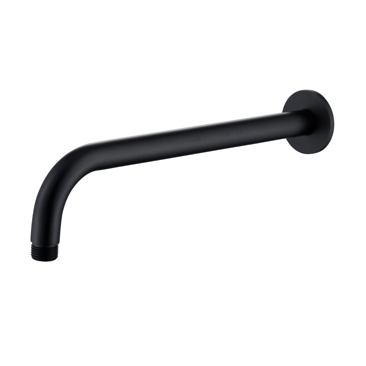 Fairford Element Matt Black 300mm Round Wall Mounted Arm