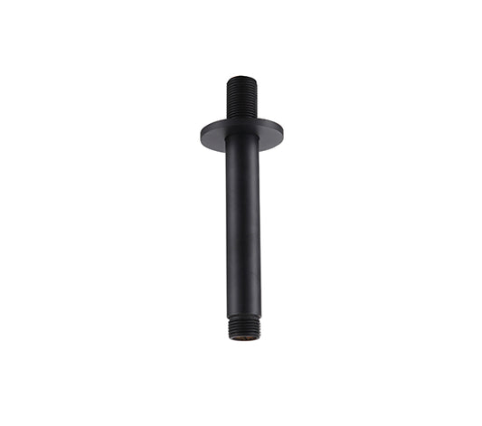 Fairford Element Matt Black 120mm Round Ceiling Mounted Arm