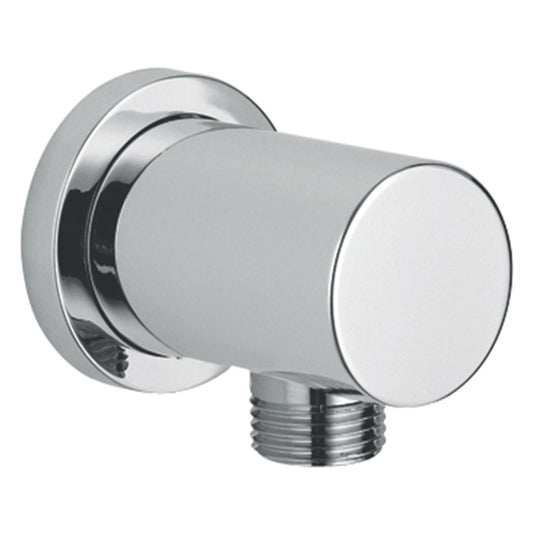 Fairford Element Round Outlet Elbow, Chrome