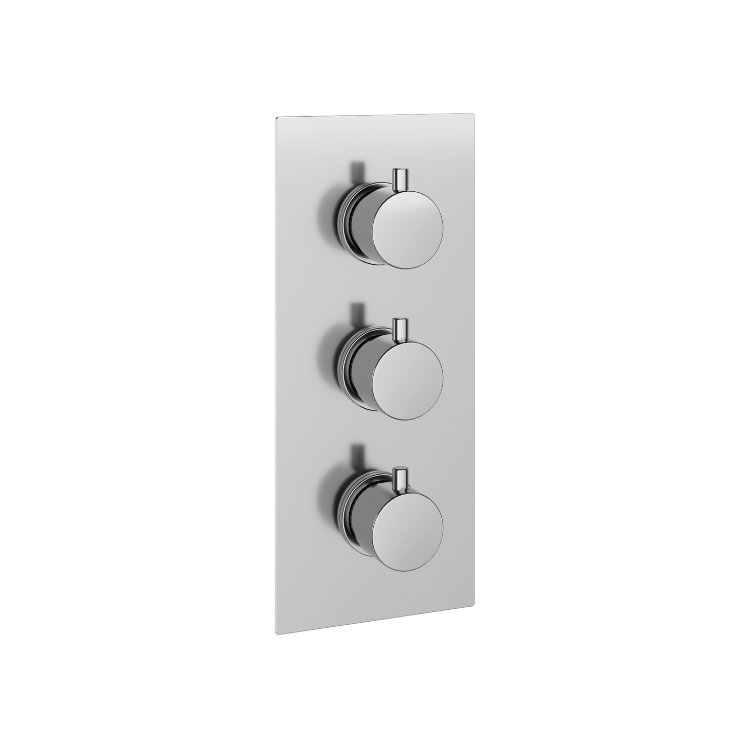 Fairford Element 7 Chrome Triple Shower Valve, 3 Outlet