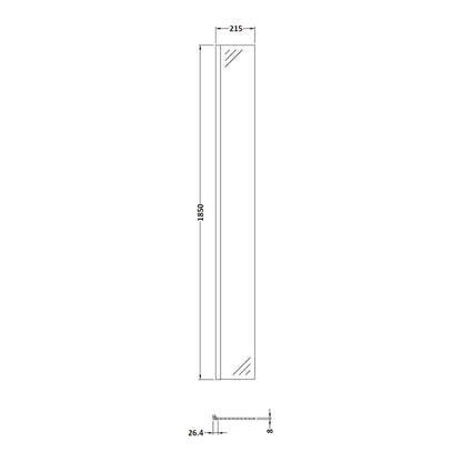 Fairford 215mm Return Screen
