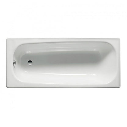 1700 x 700mm Steel Bath Twin Grips, 2TH, Anti Slip