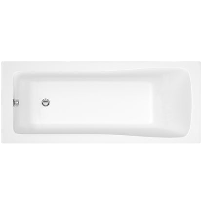 Fairford Dunsford 1500 x 700mm Sngl Ended Straight Bath, 0TH
