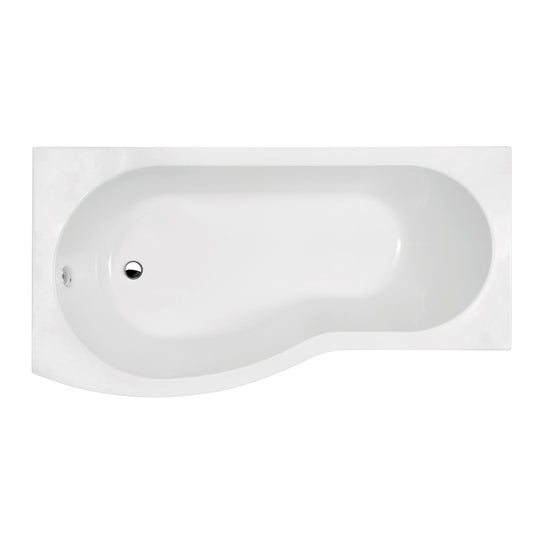 Fairford 1700 x 900mm B Shaped Left Hand Shower Bath