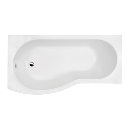 Fairford 1500 x 900mm B Shaped Left Hand Shower Bath