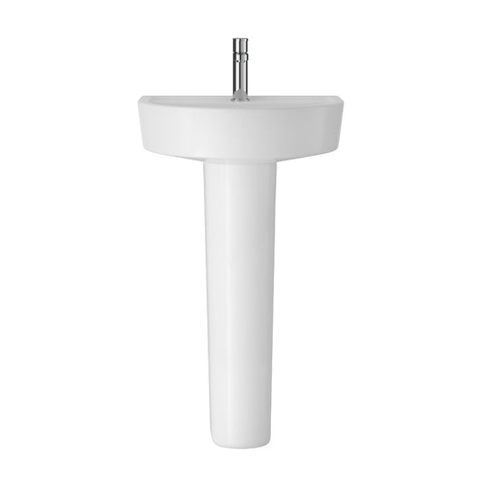Fairford Handel 520mm 1TH Basin and Full Pedestal