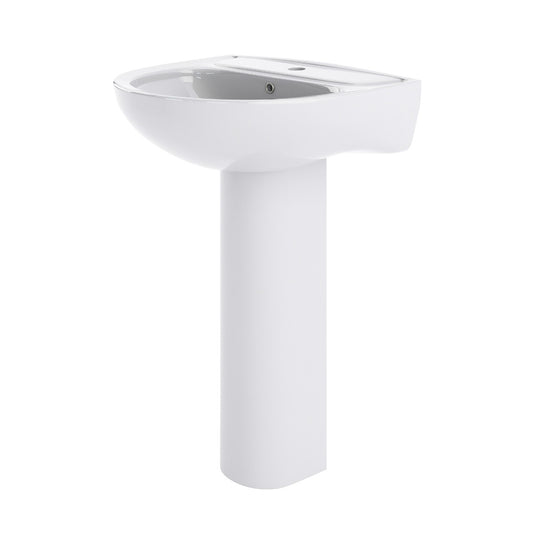 Fairford Duro 550mm 1TH Basin and Pedestal