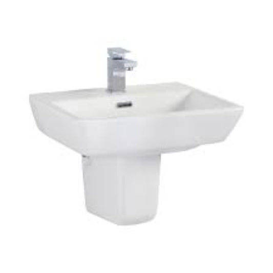 Fairford Mellow 520mm 1TH Basin With Semi-Pedestal