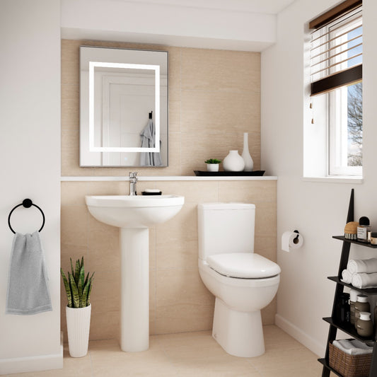 Fairford Hora 550mm 1TH Basin and Pedestal