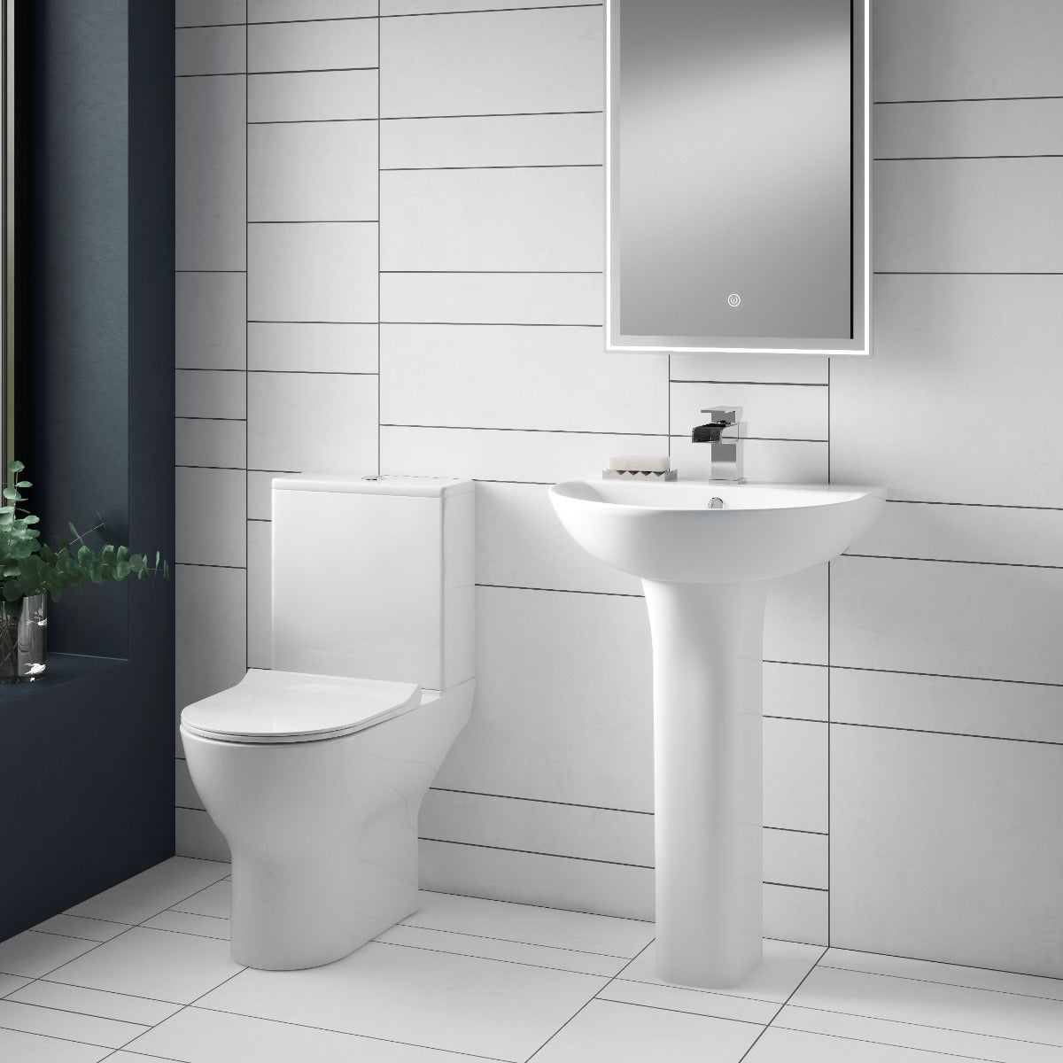 Fairford Sierra 560mm Basin and Pedestal