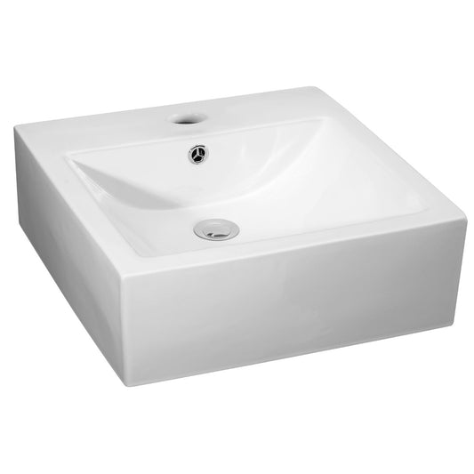 Fairford 470mm Square Ceramic Counter Top Vessel