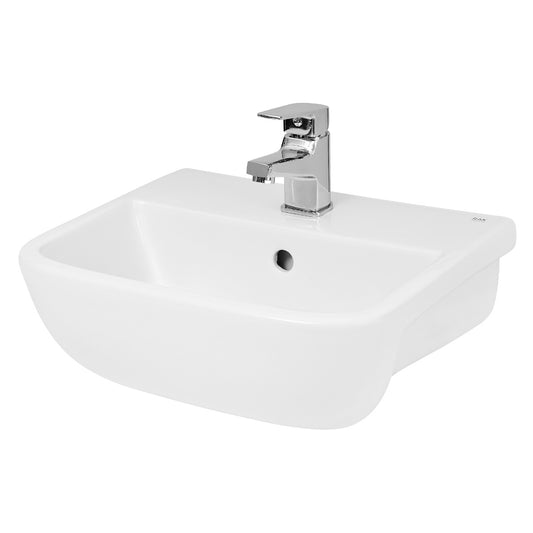 Fairford Aura 420mm, 1TH Semi Recessed Basin