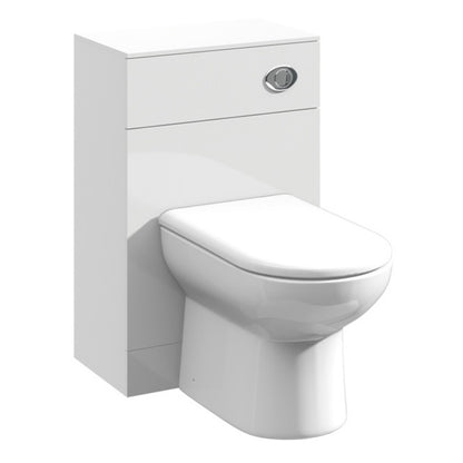 Fairford Opto 500mm Gloss White WC Unit (300mm deep)
