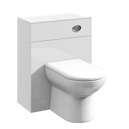 Fairford Opto 600mm Gloss White WC Unit (330mm deep)