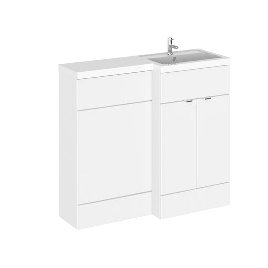 1000mm Gloss White Right Hand Pack