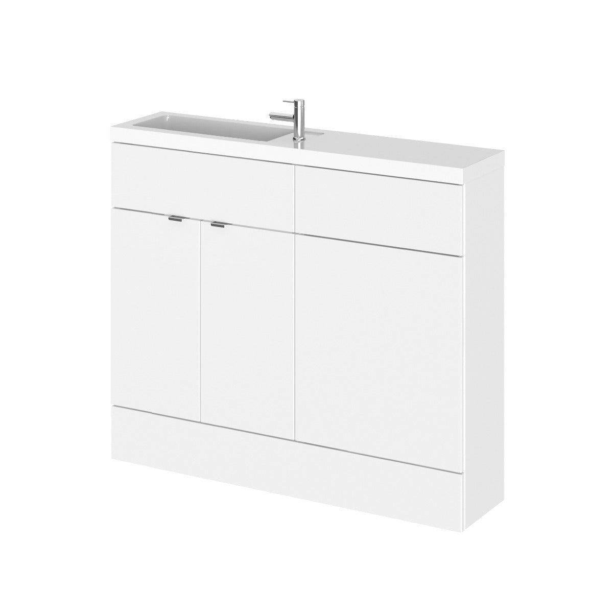 Fairford Union 1000mm Gloss White Pack