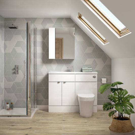 Fairford Union 1100mm Gloss White Pack