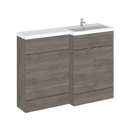 1200mm Grey Woodgrain Right Hand Pack