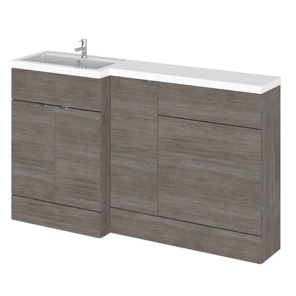 1500mm Grey Woodgrain Left Hand Pack
