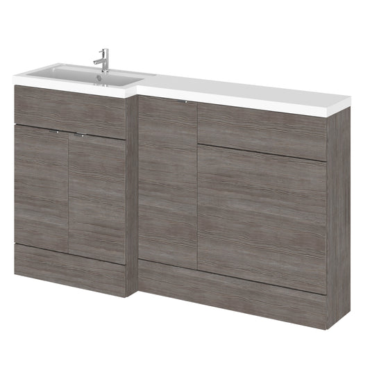 1500mm Grey Woodgrain Left Hand Pack