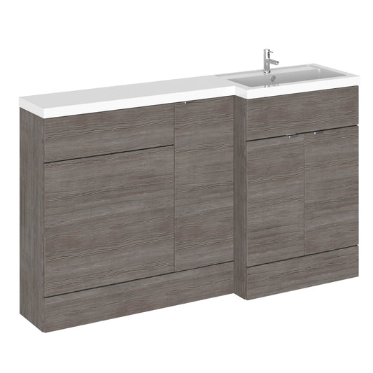 1500mm Grey Woodgrain Right Hand Pack