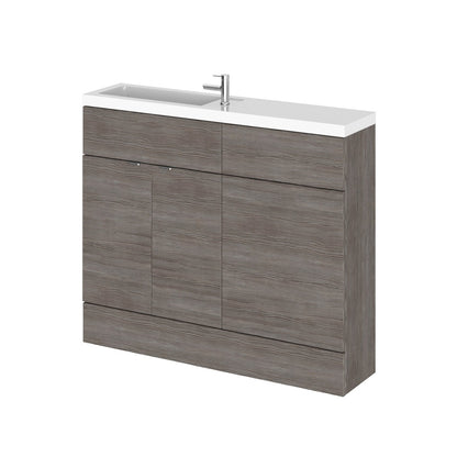 Fairford Union 1000mm Grey Woodgrain Pack