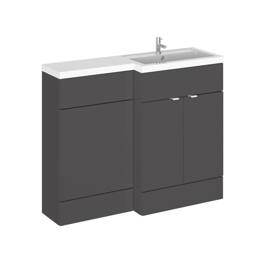 1100mm Grey Gloss Right Hand Pack