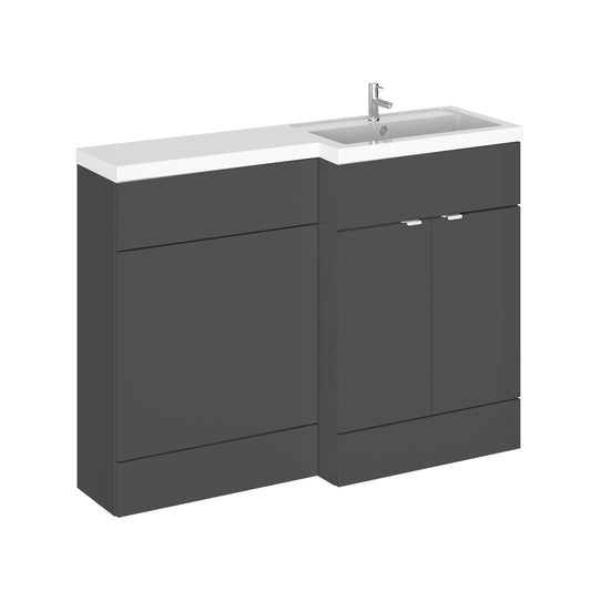 1200mm Grey Gloss Right Hand Pack