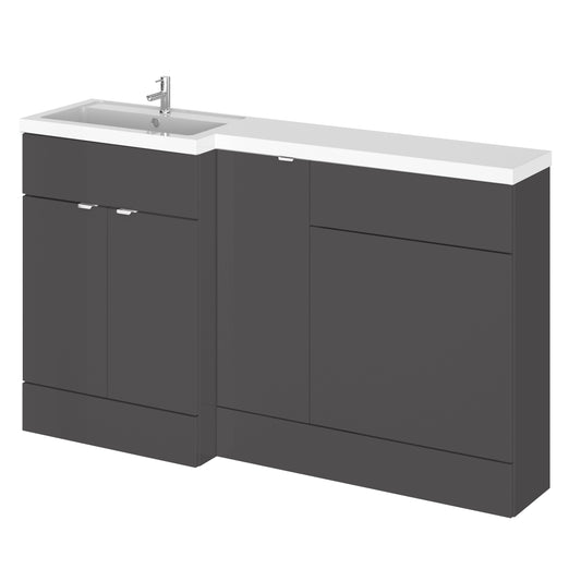 1500mm Grey Gloss Left Hand Pack