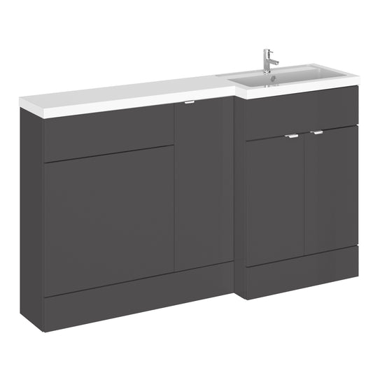 1500mm Grey Gloss Right Hand Pack